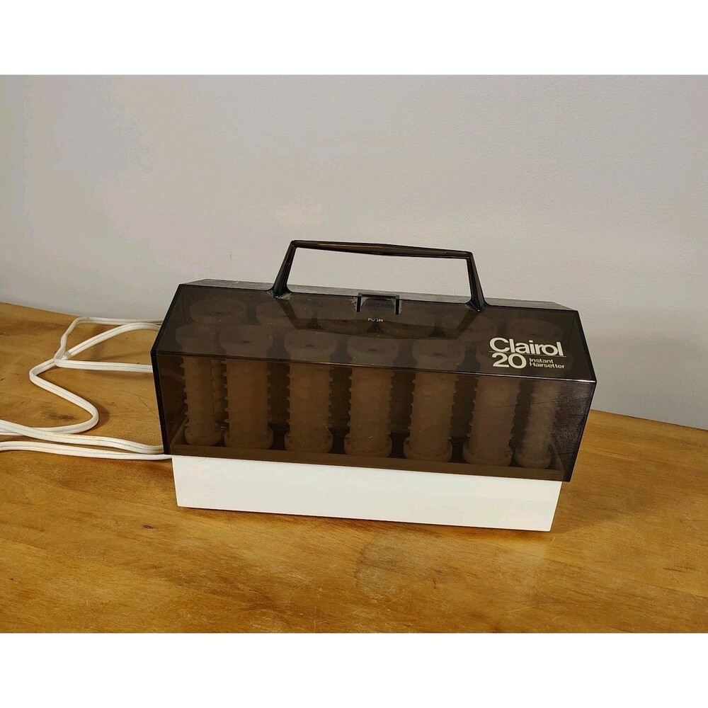 Vintage Clairol 20 Instant Hairsetter Hair Curlers C20 Hot Rollers with NO CLIPS